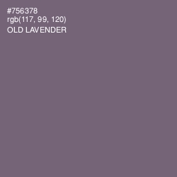 #756378 - Old Lavender Color Image